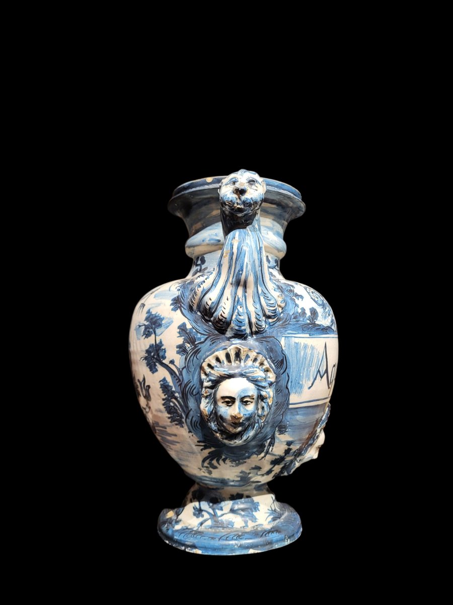 Vaso in maiolica di Savona, metà XVII secolo.-photo-5