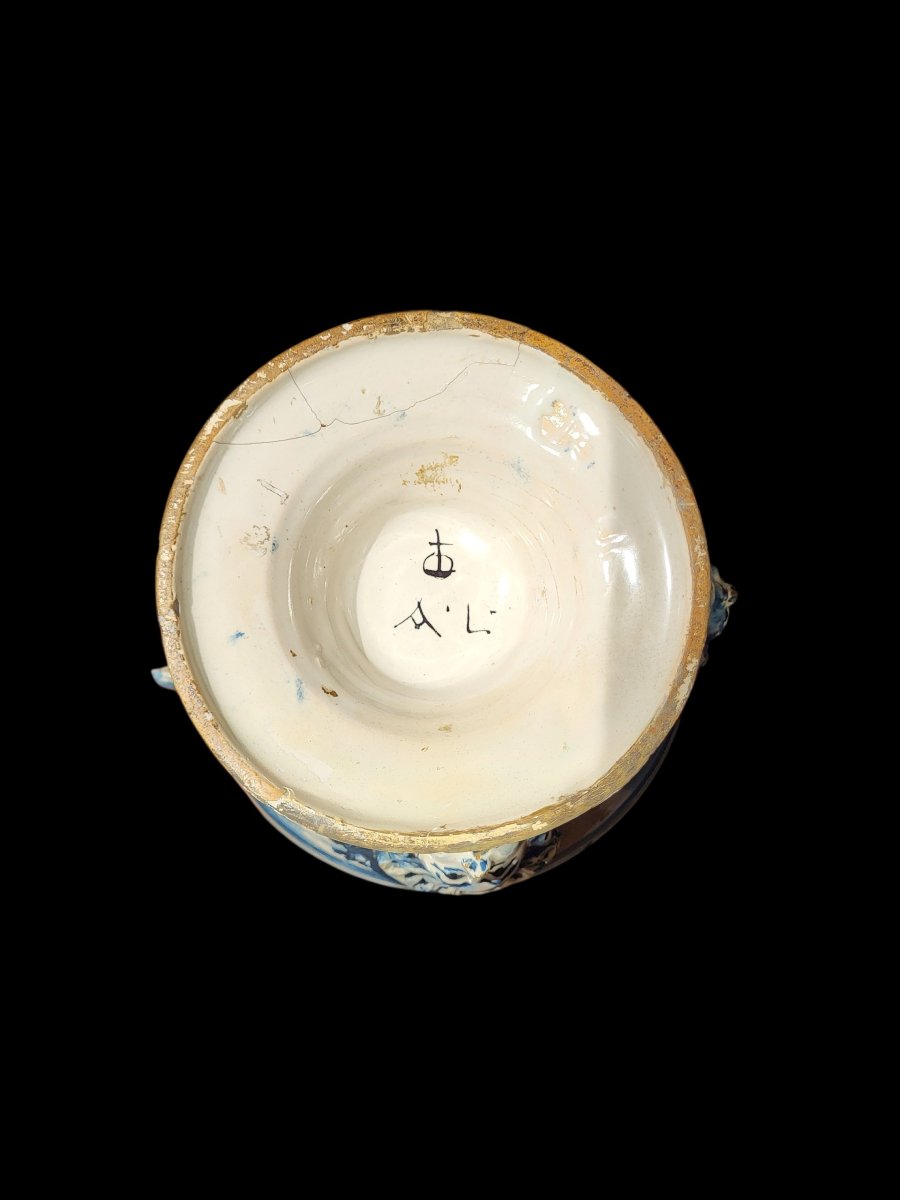 Vaso in maiolica di Savona, metà XVII secolo.-photo-7