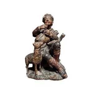 Piccolo gruppo in terracotta policroma, Bologna, metà XVIII secolo