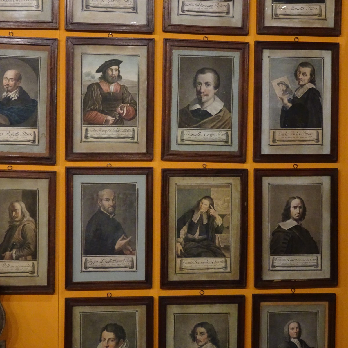 Collezione di 25 incisioni raffiguranti pittori XVIII secolo-photo-3