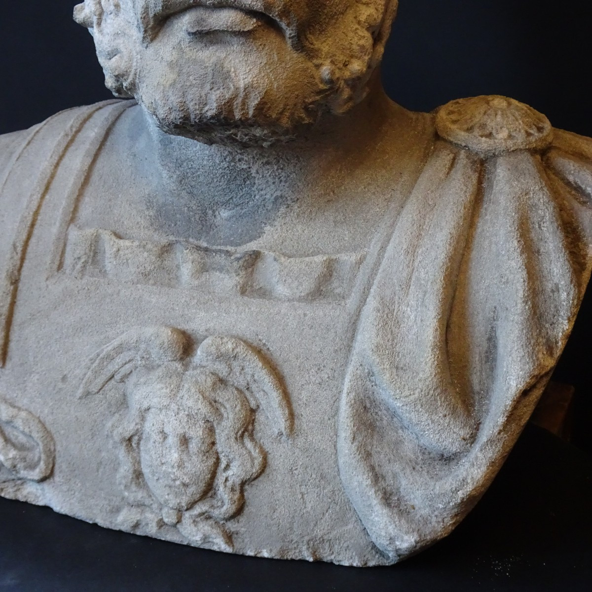 Busto di Imperatore romano  XIX secolo-photo-4