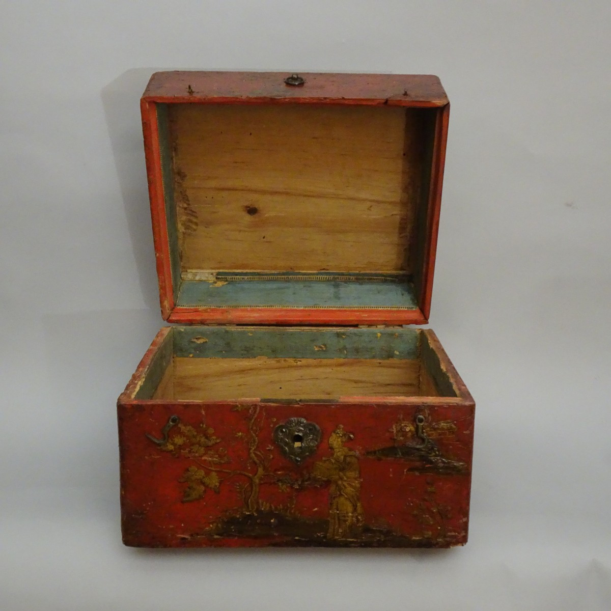 Scatola laccata a chinoiserie  XVIII secolo-photo-1
