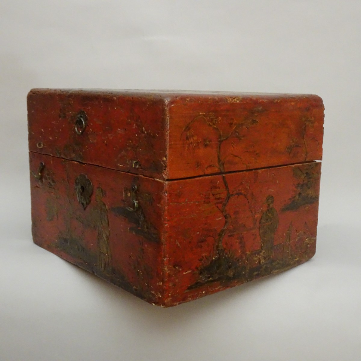 Scatola laccata a chinoiserie  XVIII secolo-photo-5