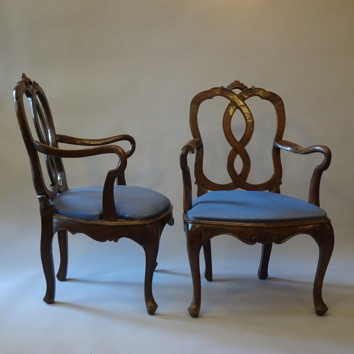 Coppia di poltrone Luigi XV Venezia metà XVIII secolo-photo-2