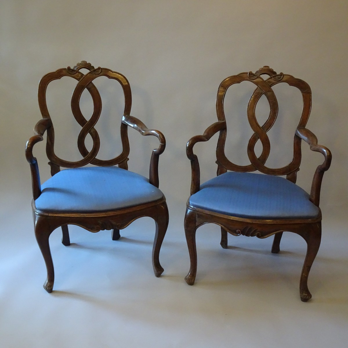 Coppia di poltrone Luigi XV Venezia metà XVIII secolo-photo-2