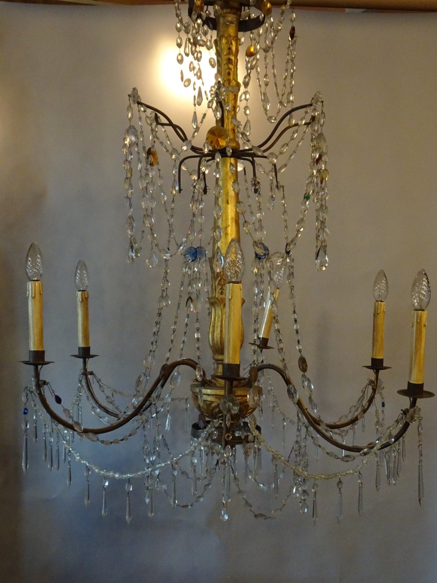 Lampadario genovese Luigi XVI -photo-2
