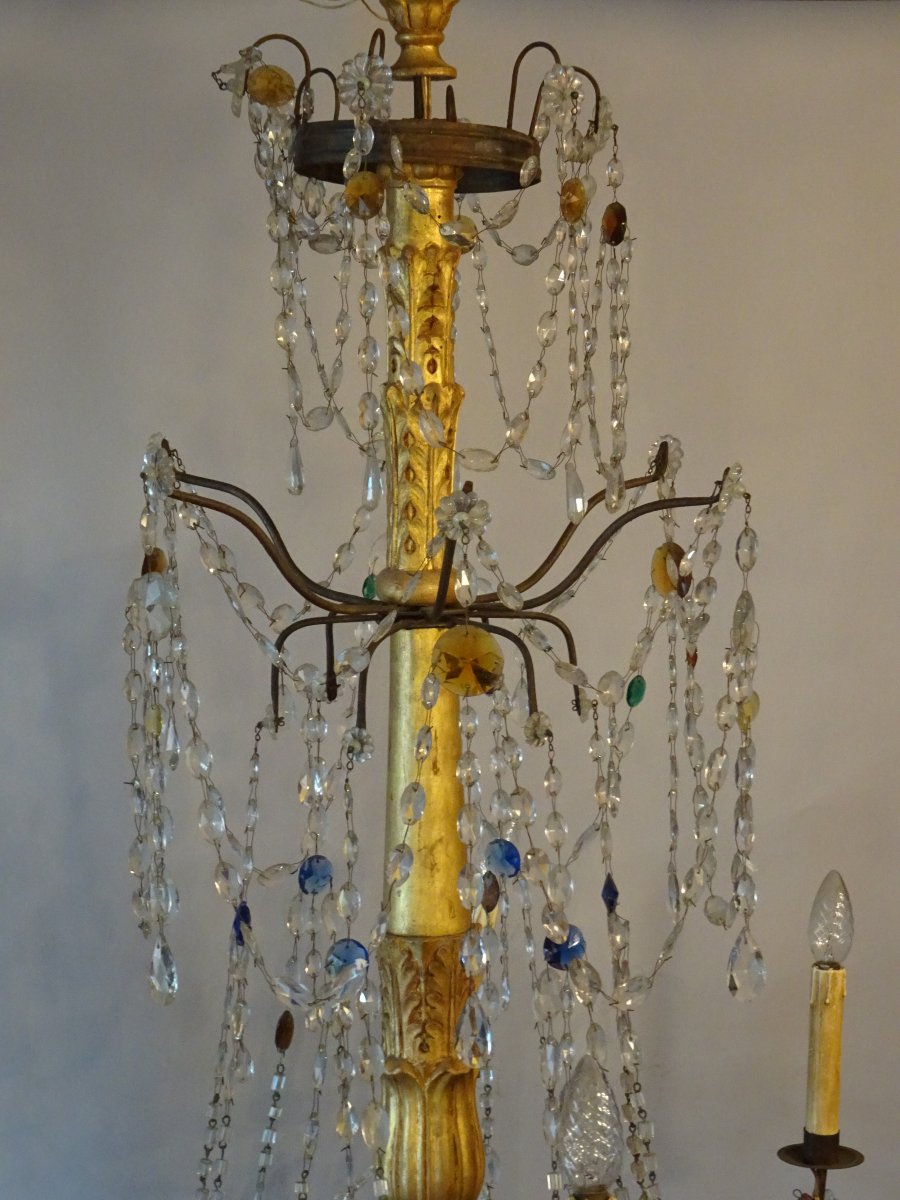 Lampadario genovese Luigi XVI -photo-4