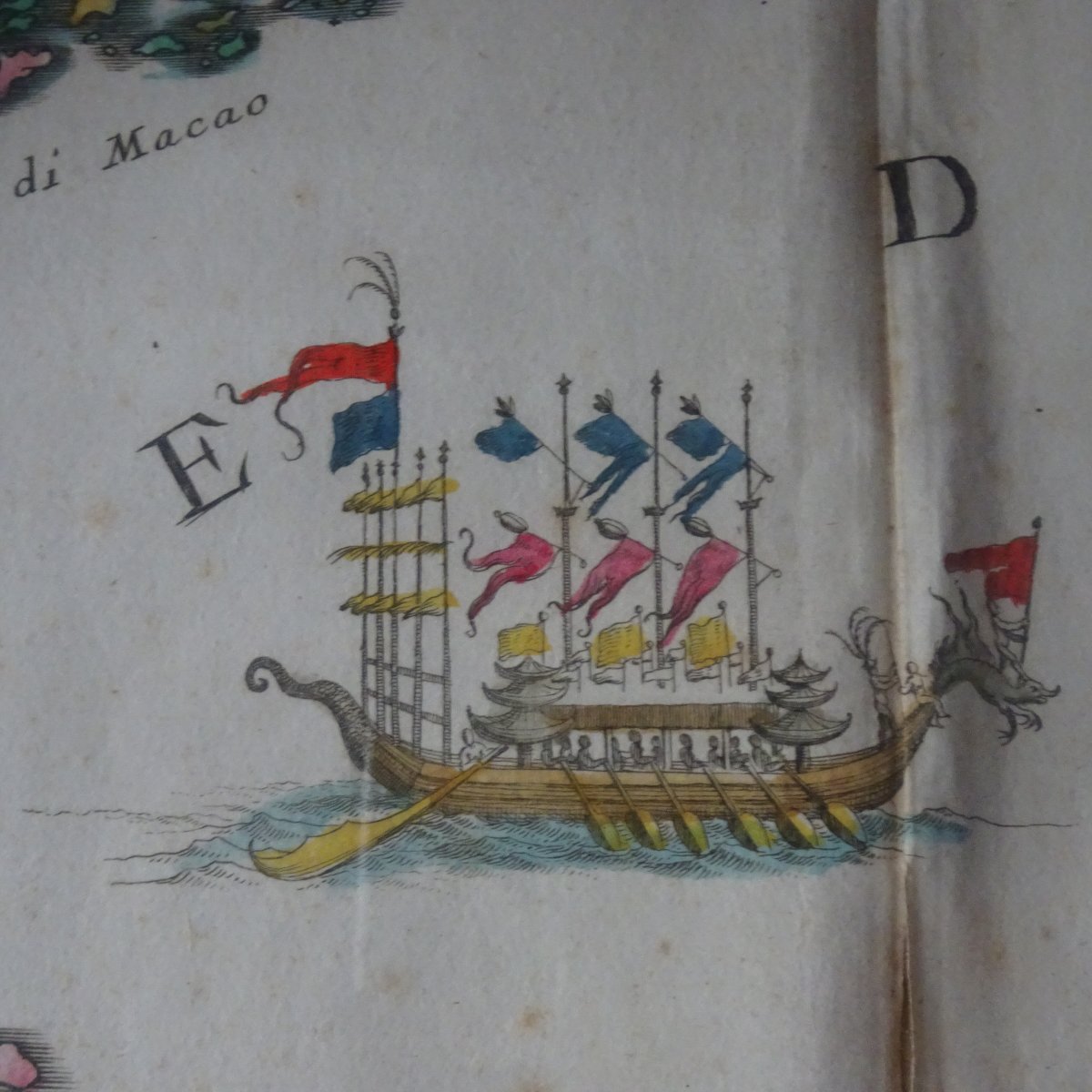 Vincenzo Coronelli (1650- 1718) Mappa Cina Meridionale e di Taiwan del 1696-photo-2