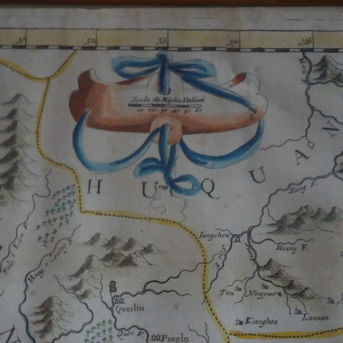 Vincenzo Coronelli (1650- 1718) Mappa Cina Meridionale e di Taiwan del 1696-photo-5