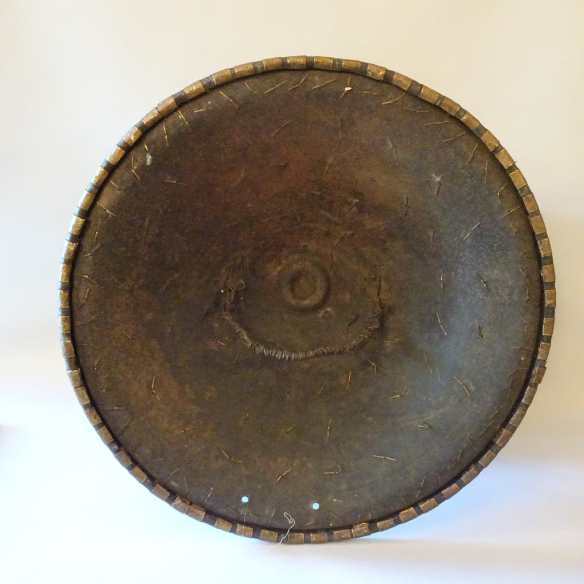 Grande scudo da Ras Etiope fine XIX secolo-photo-2