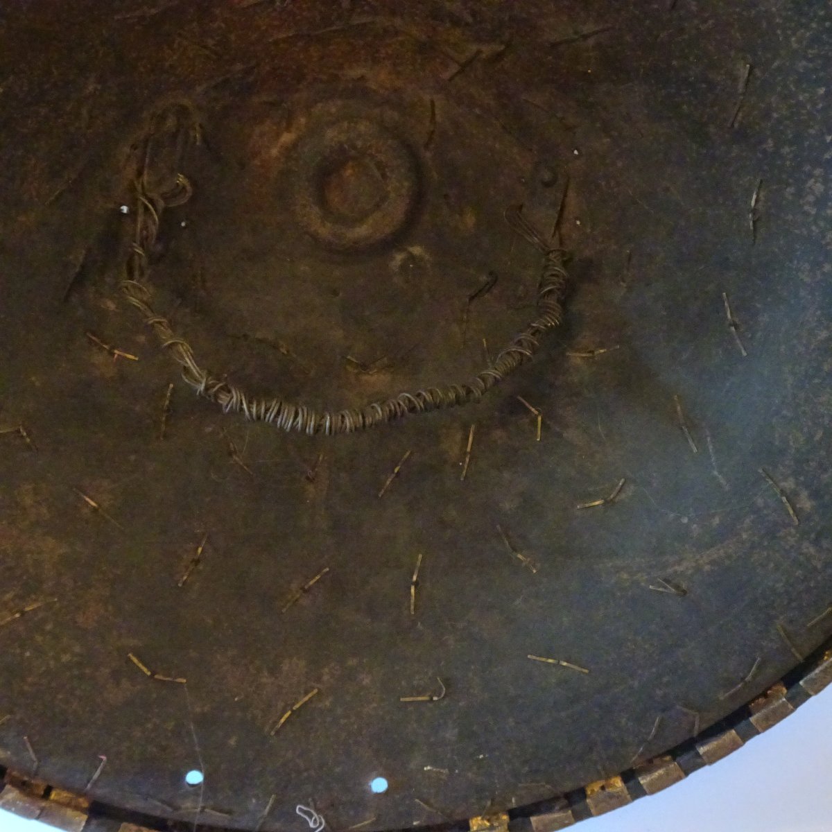 Grande scudo da Ras Etiope fine XIX secolo-photo-3