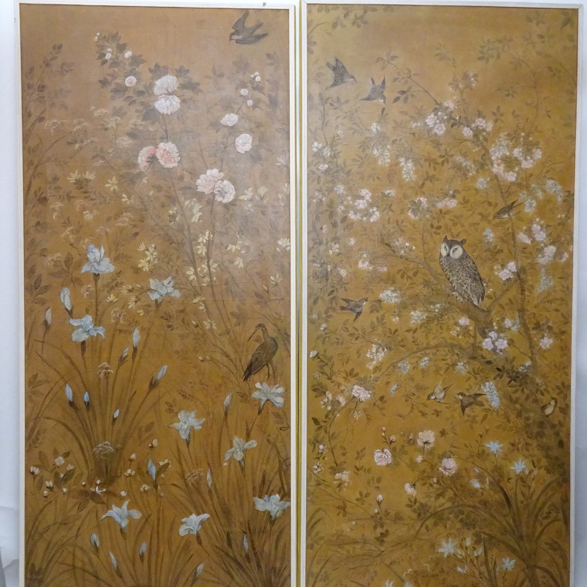 Pannelli in carta dipinti XVIII secolo  Piemonte -photo-4