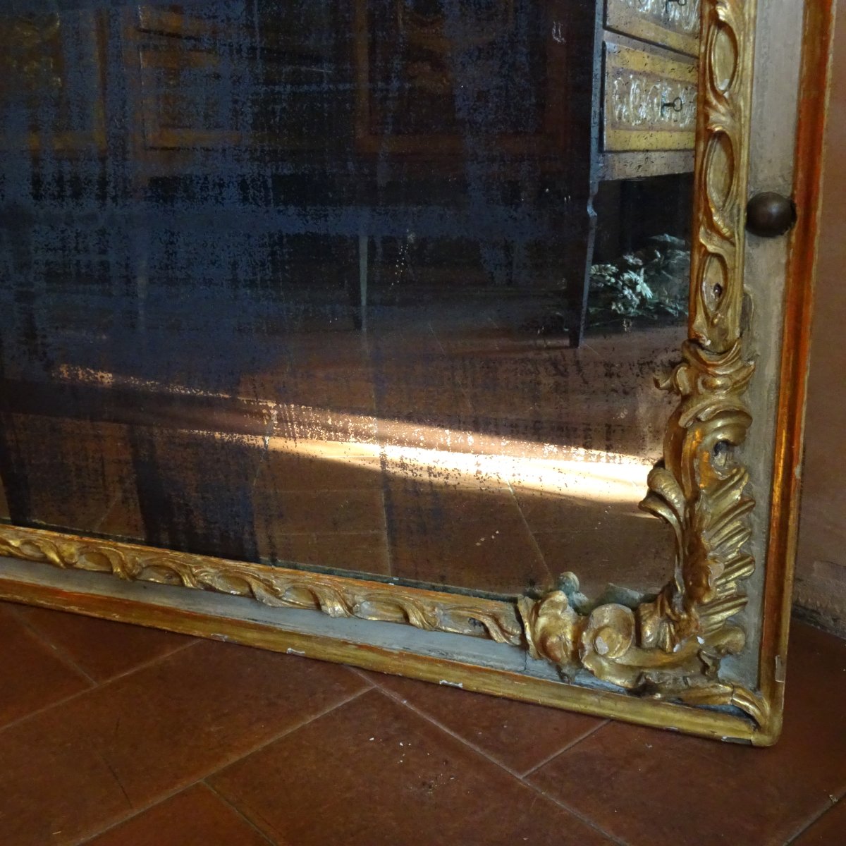 Grande specchiera caminiera  Luigi XV -photo-3