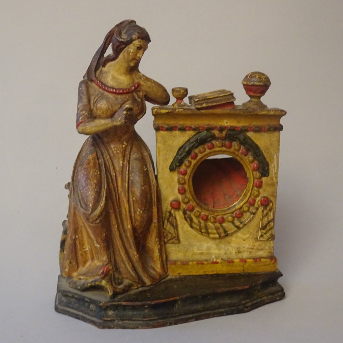 Portaorologio in legno laccato Venezia XVIII Secolo 
