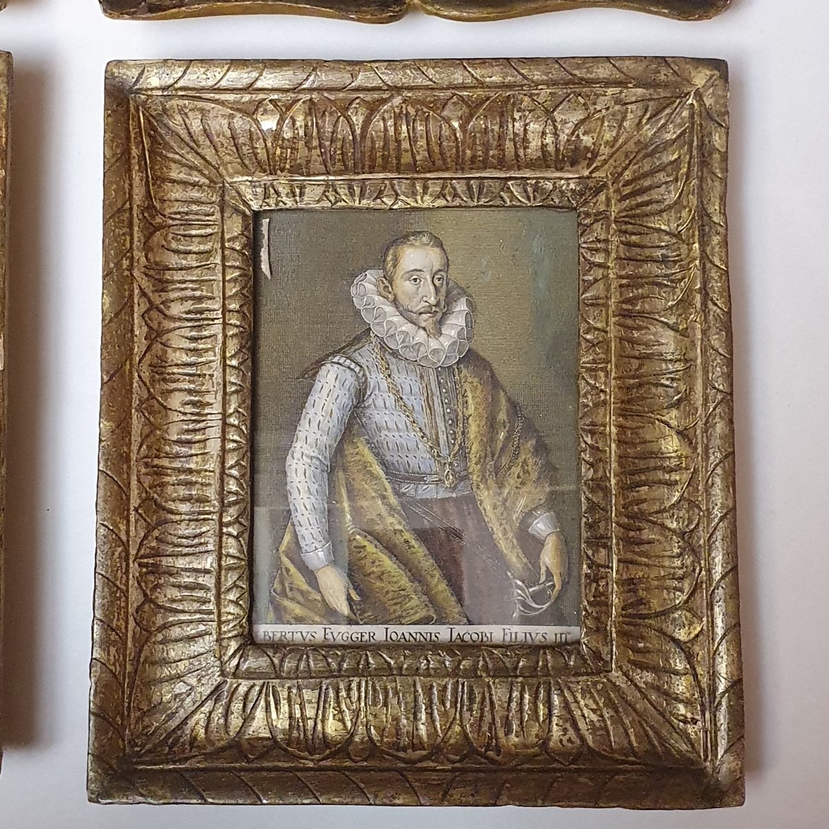 Incisioni raffiguranti ritratti  di  nobili austriaci con cornici XIX secolo -photo-2