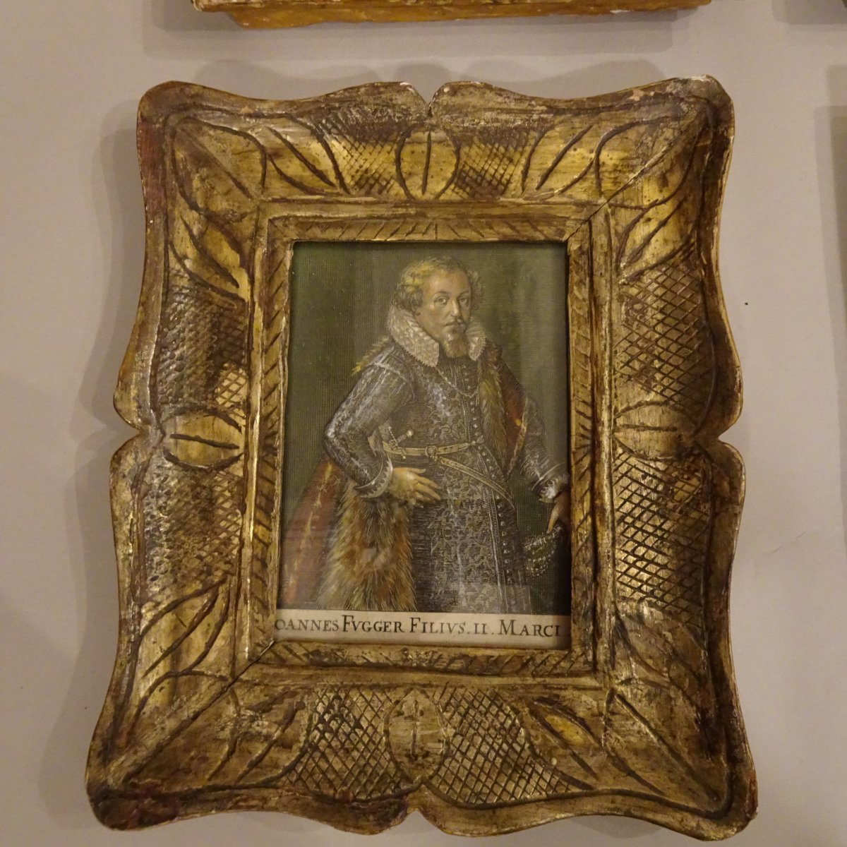 Incisioni raffiguranti ritratti  di  nobili austriaci con cornici XIX secolo -photo-6