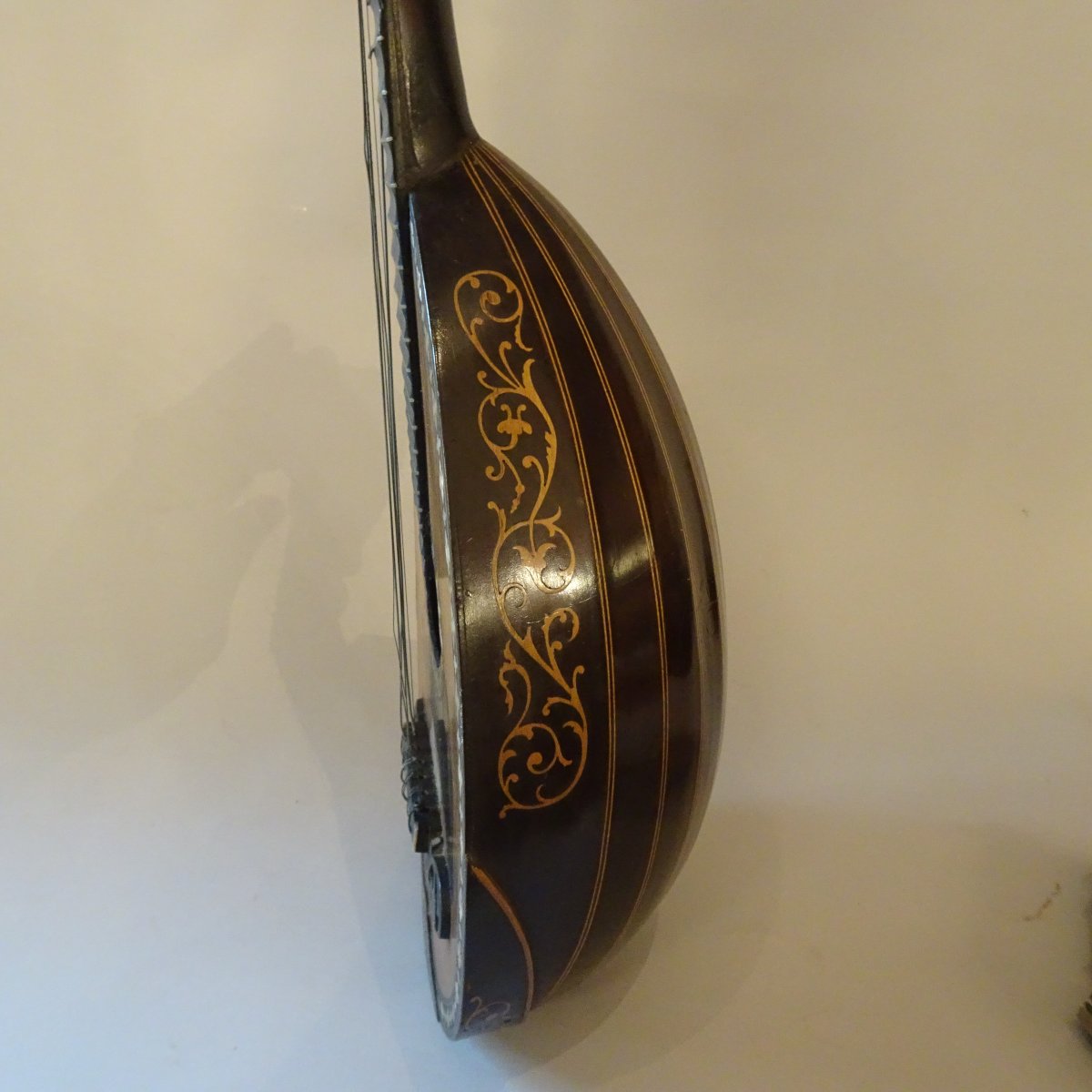 Antico Mandolino Carlo Albertini Milano XIX secolo-photo-4