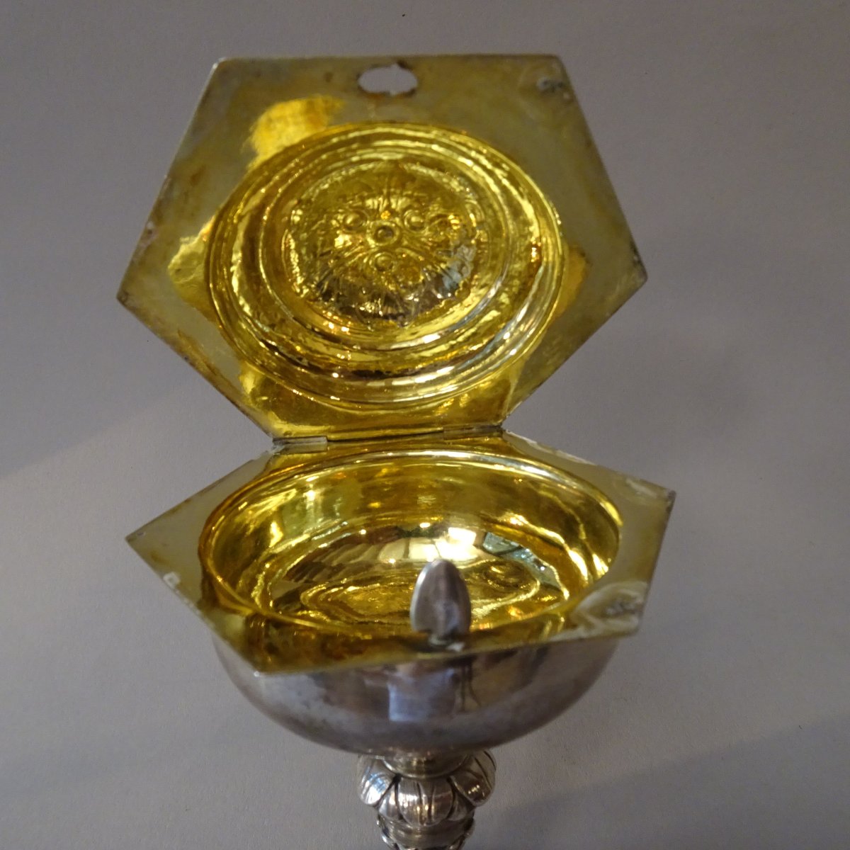 Pisside in argento  Lucca 1750 -photo-4