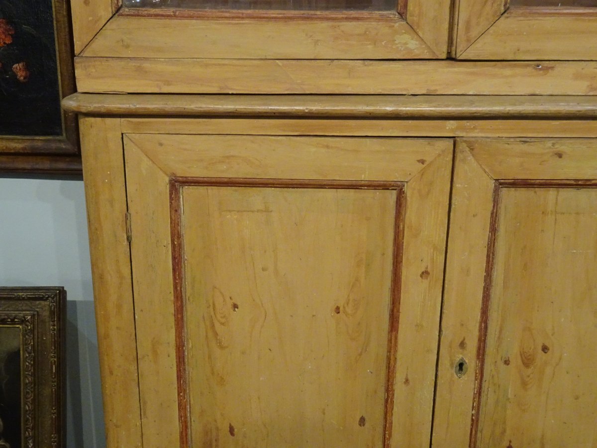 Coppia di librerie in legno laccato,  Lucca,  inizio XIX secolo-photo-3