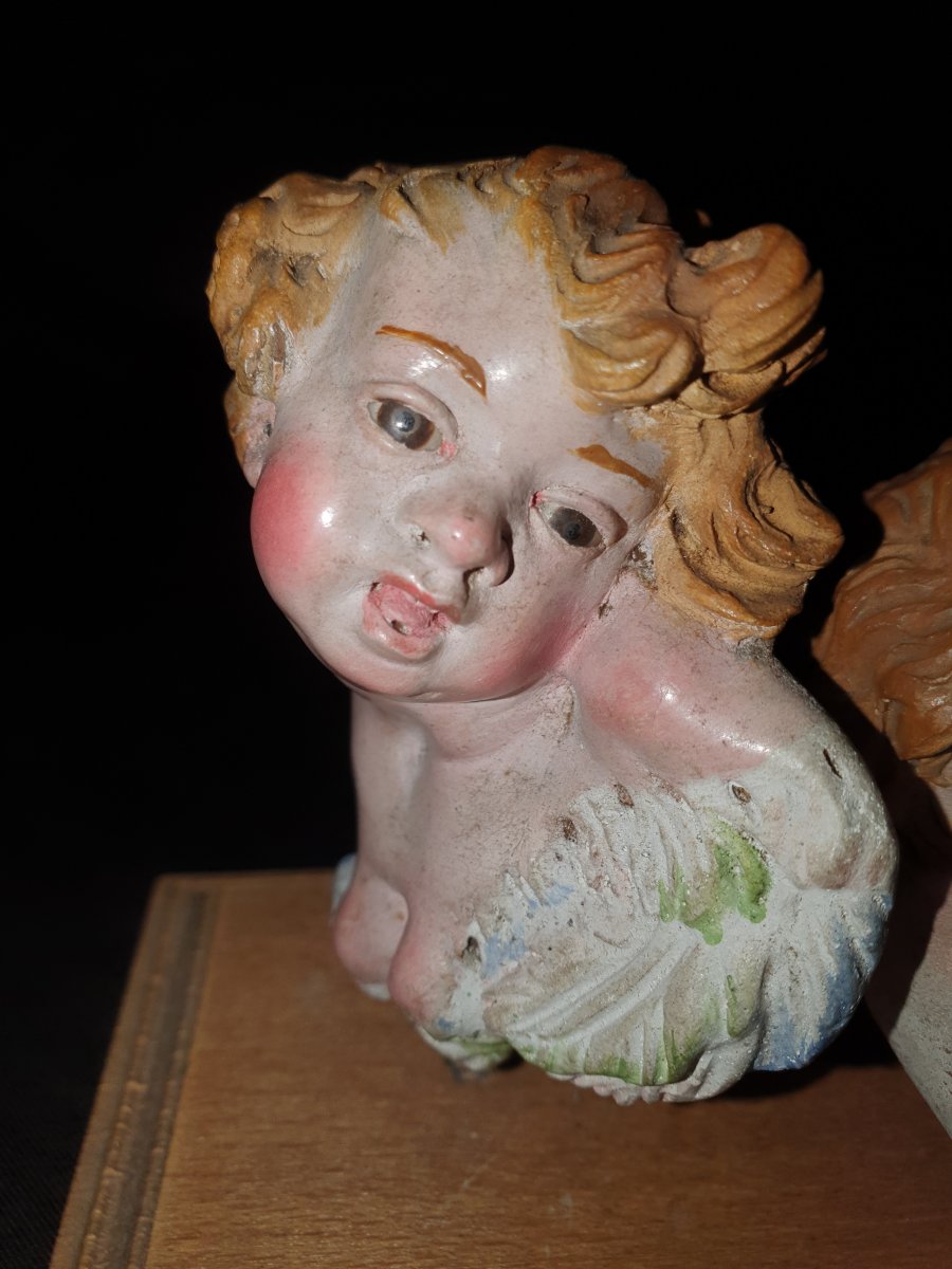 Paire d'Angelots Du XIXe-photo-2