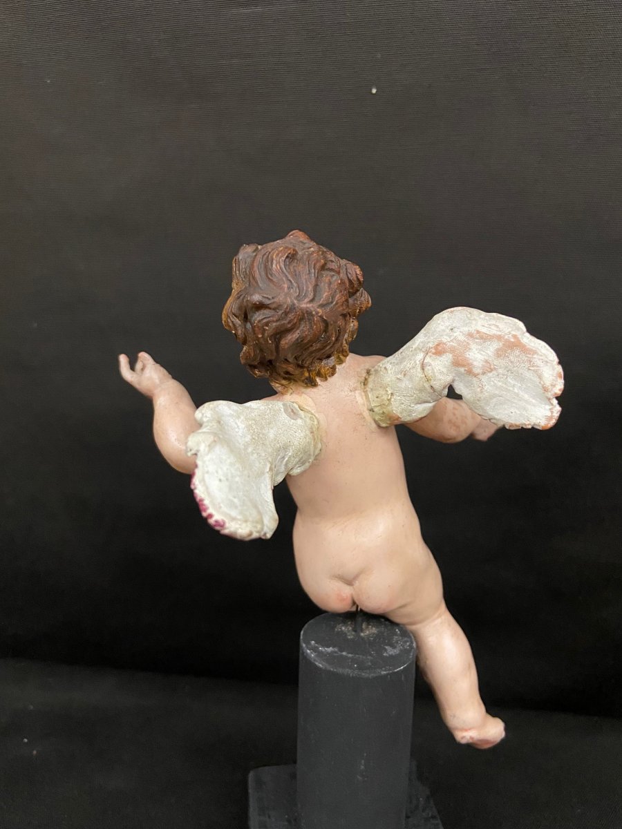 Anges En Terre Cuite Napolitaines Du XIX Siècle-photo-3