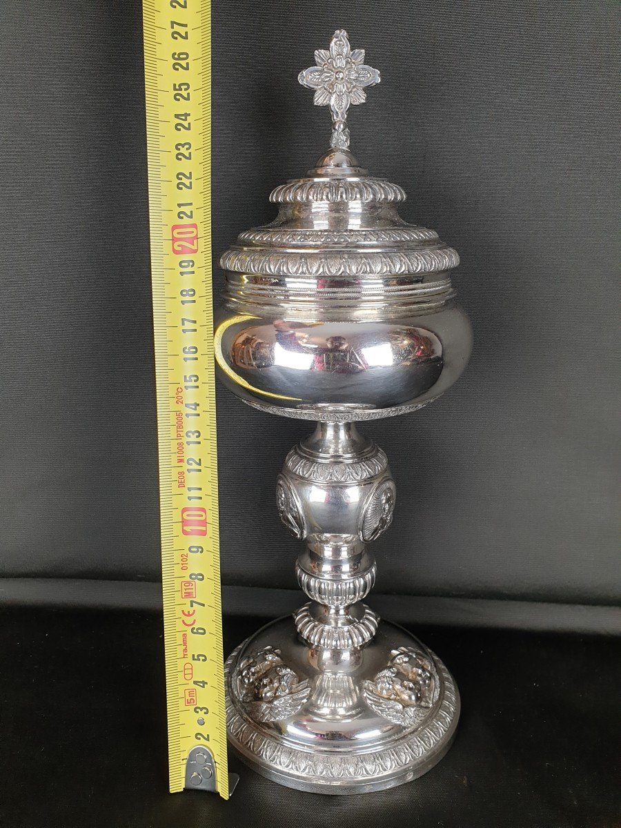 Ciboire Du XIXe Siècle -photo-1