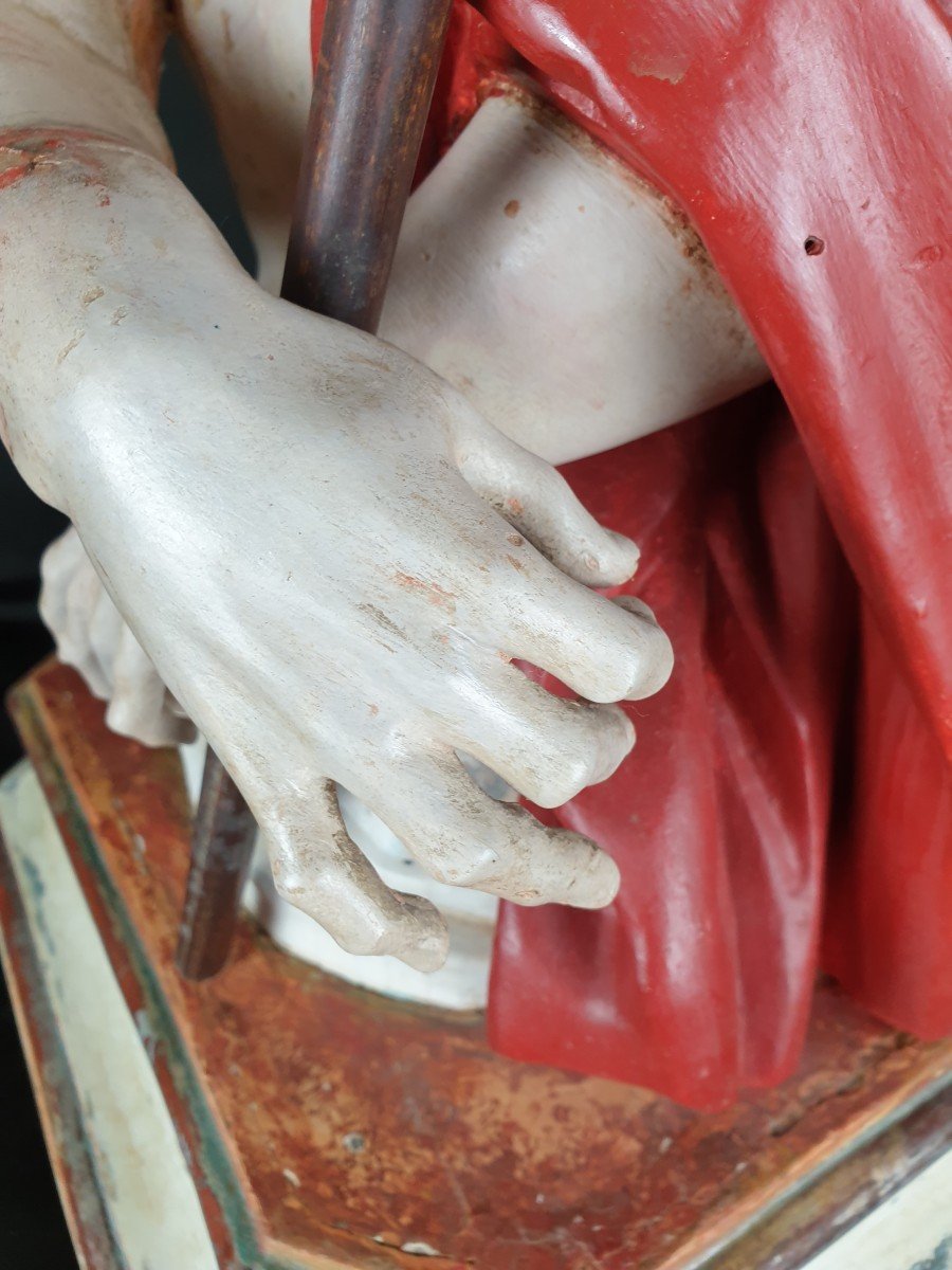 Ecce Homo Du XVIII Siècle, Sculpture Napolitaine-photo-1