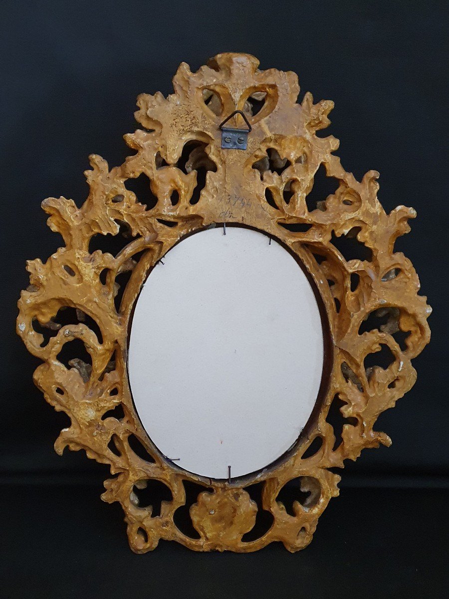Peinture Du XIXe Siècle De La Madonna Del Dito Sur Porcelaine.-photo-1