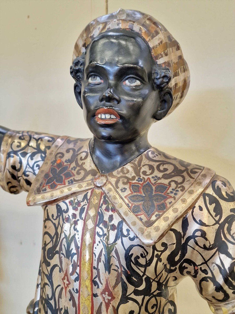 Paire De Maures Du 19ème Siècle-photo-3