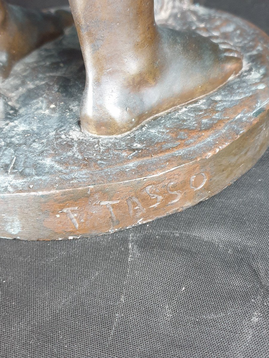  Enfant Triste, Bronze XIXème-photo-3