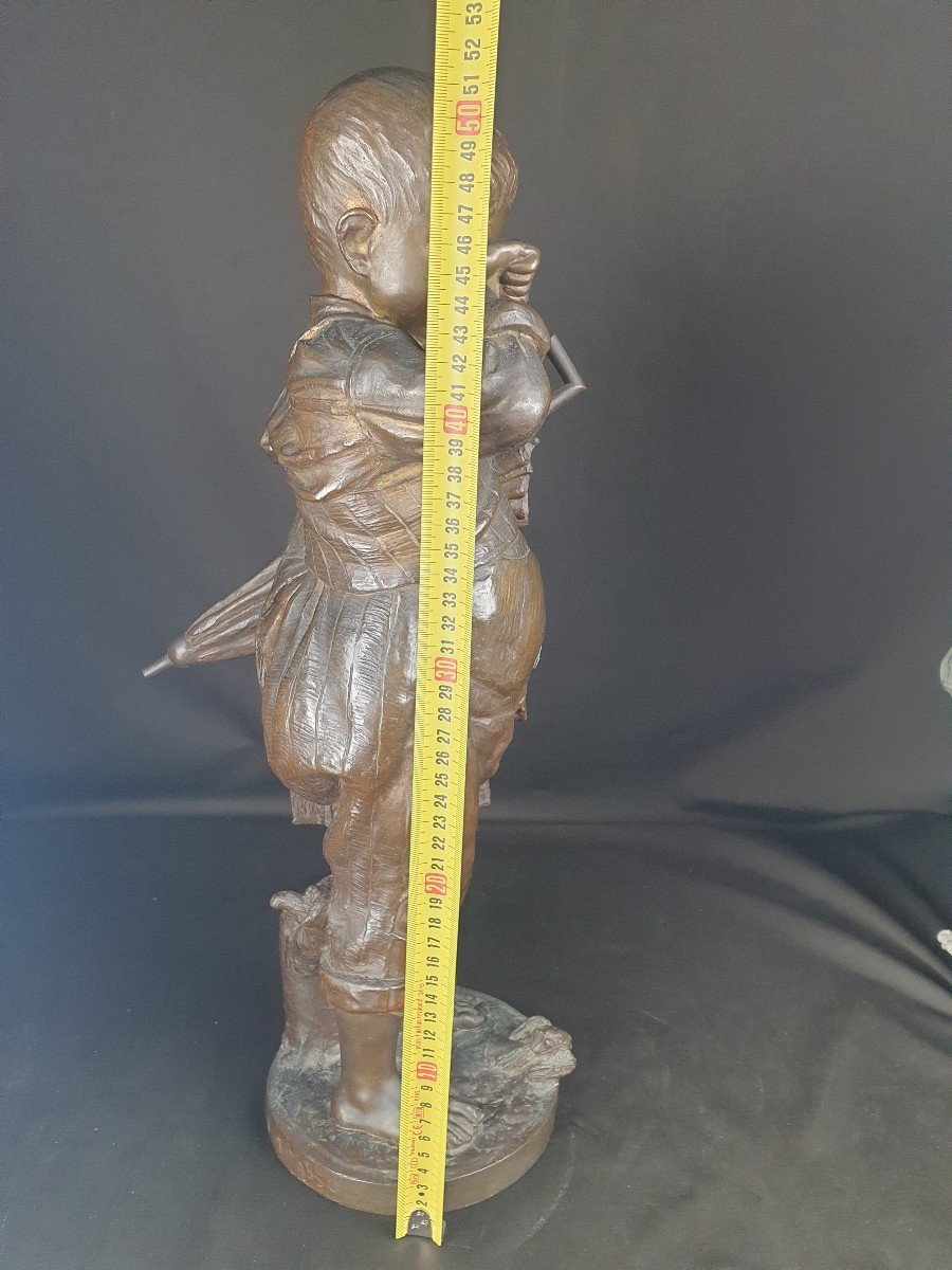  Enfant Triste, Bronze XIXème-photo-7