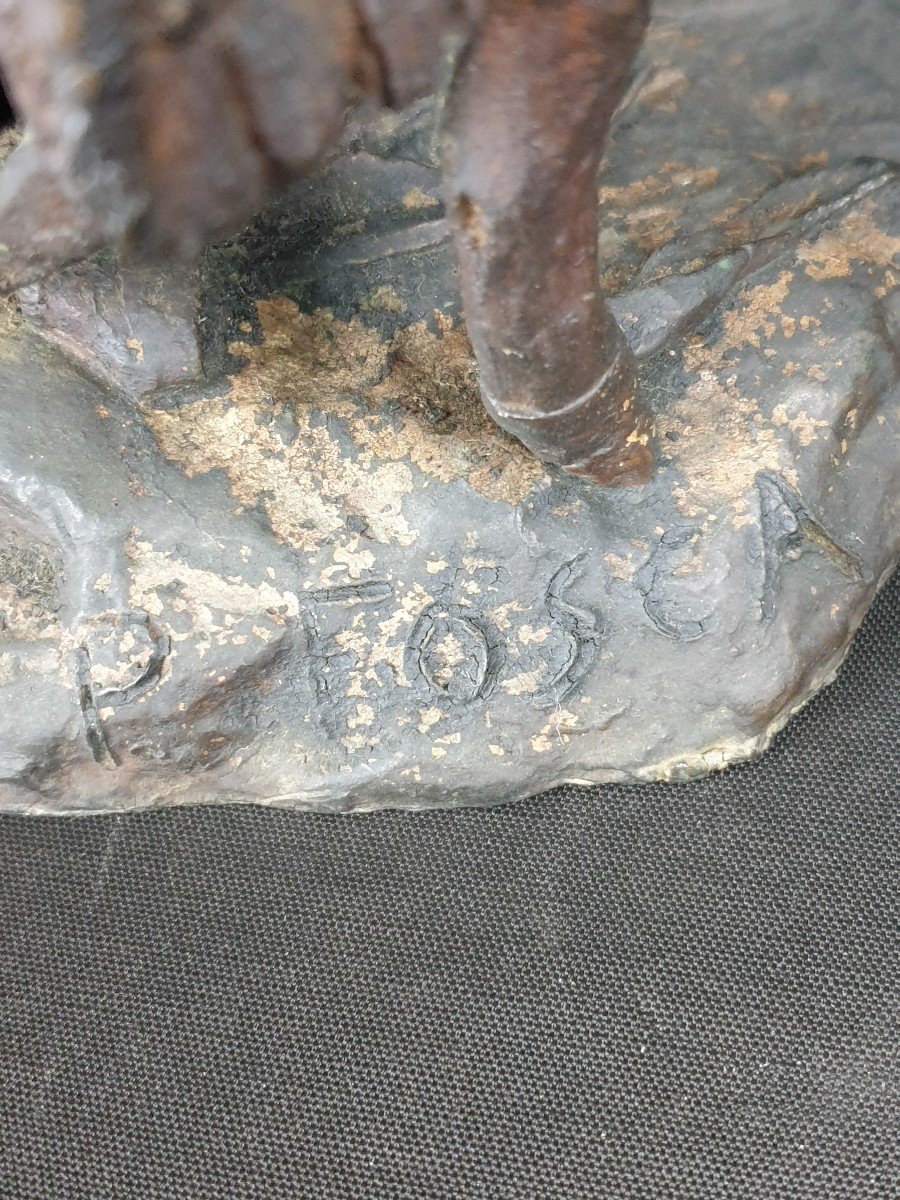 Fillette, Signée P. Fosca Du XIXe Siècle-photo-4