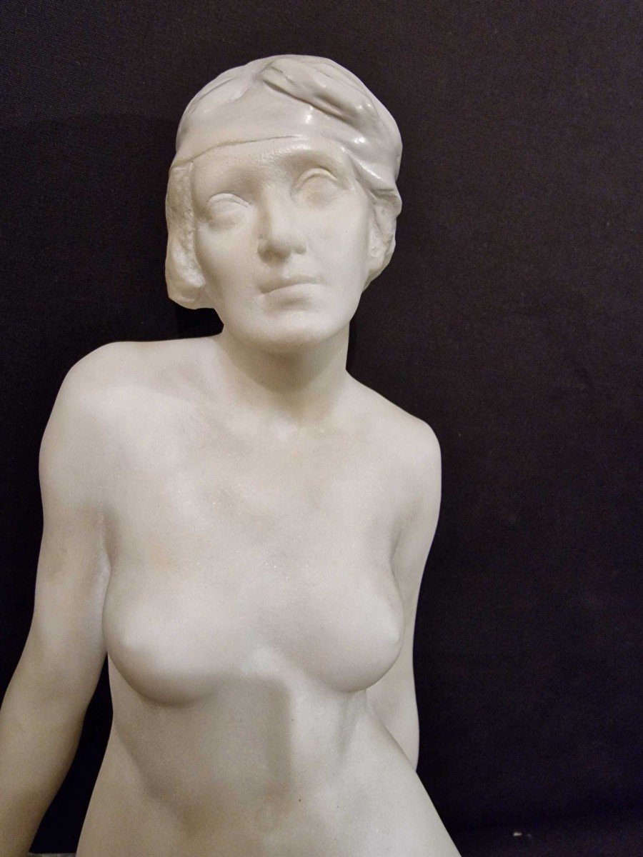 Femme Assise, Sculpture Du XXe Siècle-photo-1