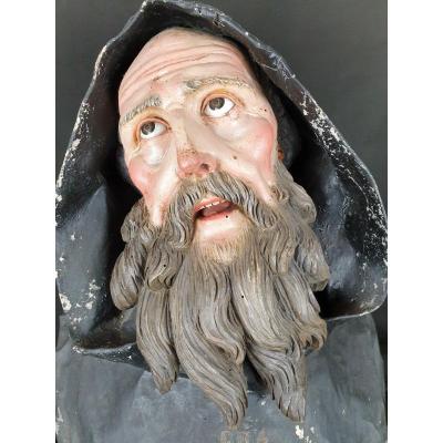 San Francesco Da Paola Du XVIIIe Siècle, Sculpture Napolitaine