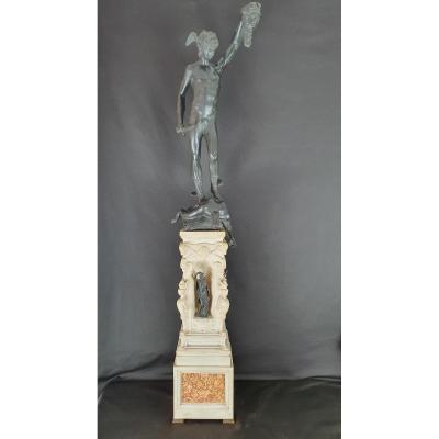 Persée Avec La Tête De Méduse, Bronze Du XIXe Siècle