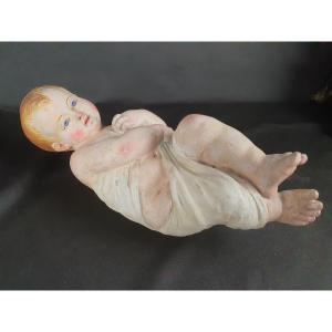 Bambinello, Sculpture Napolitaine Du XIXe Siècle