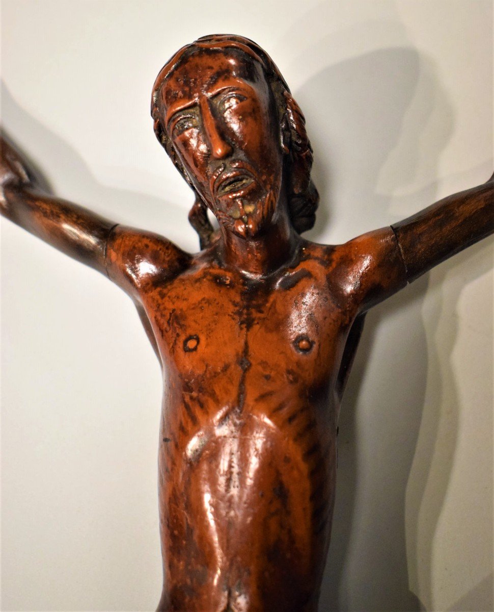 Cristo Crocifisso in bosso del '400-photo-3