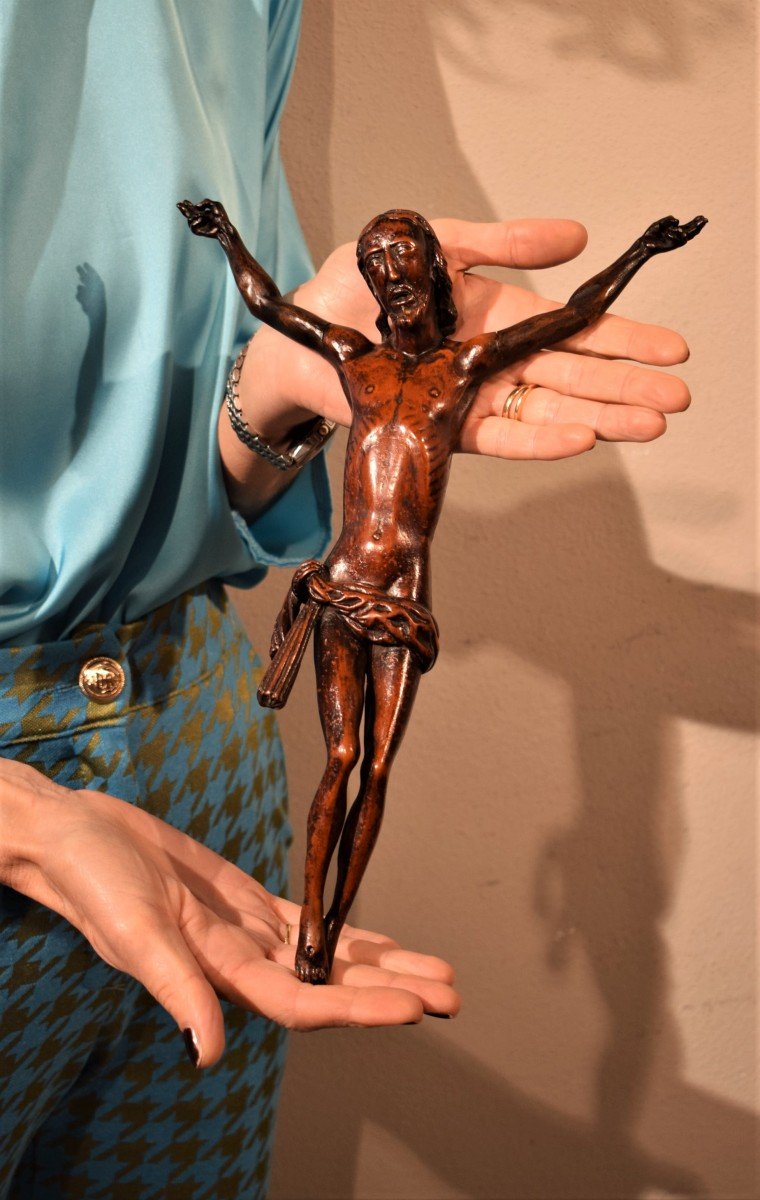 Cristo Crocifisso in bosso del '400-photo-7