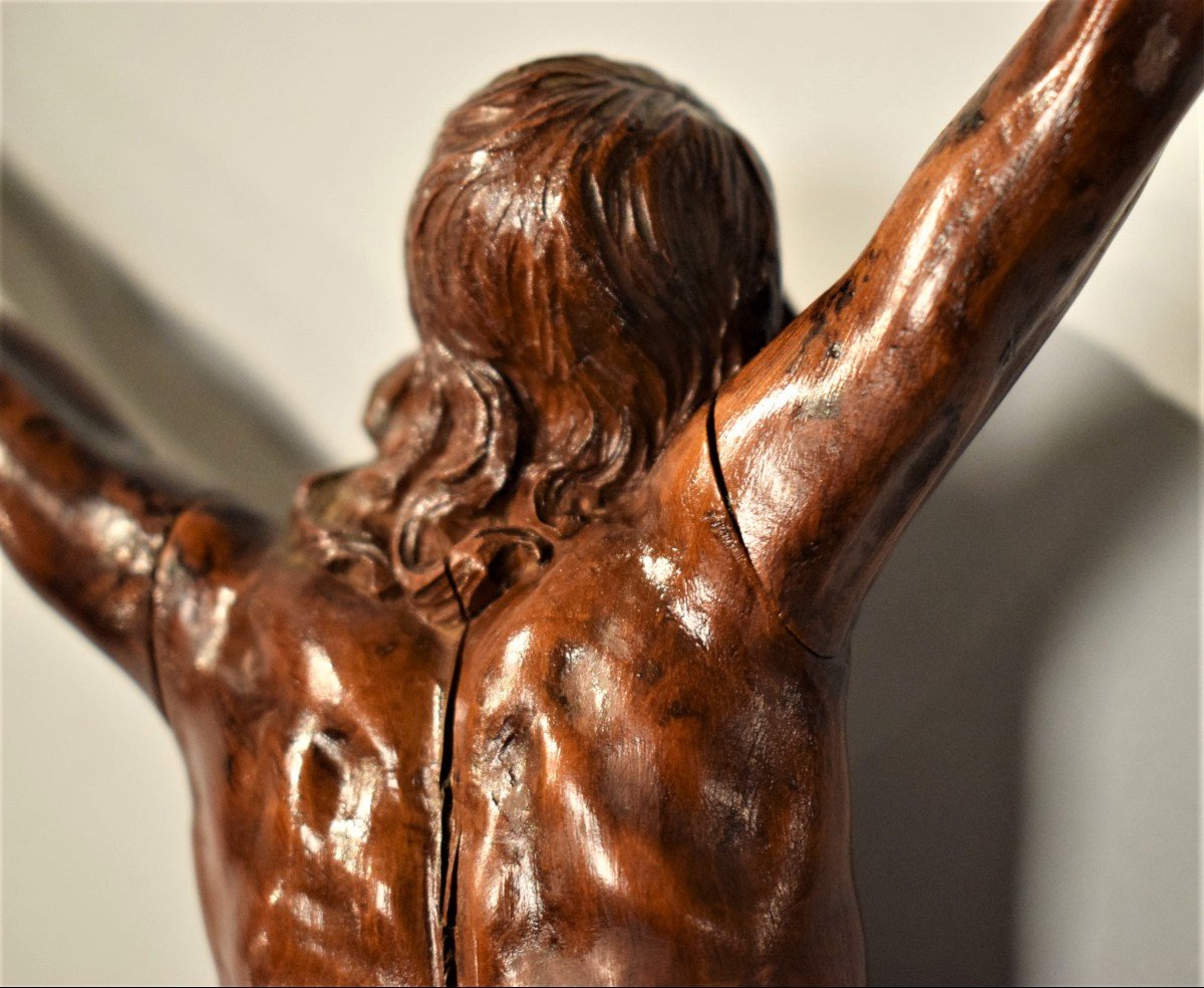 Cristo Crocifisso,  Scultura lignea in bosso, Veneto metà del XVII° secolo-photo-4