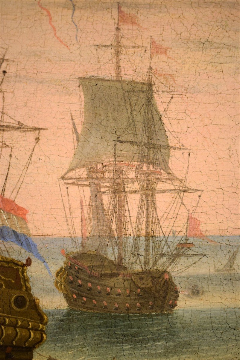  Orazio Grevenbroeck (Paris 1670-1743)  Scena portuale-photo-5