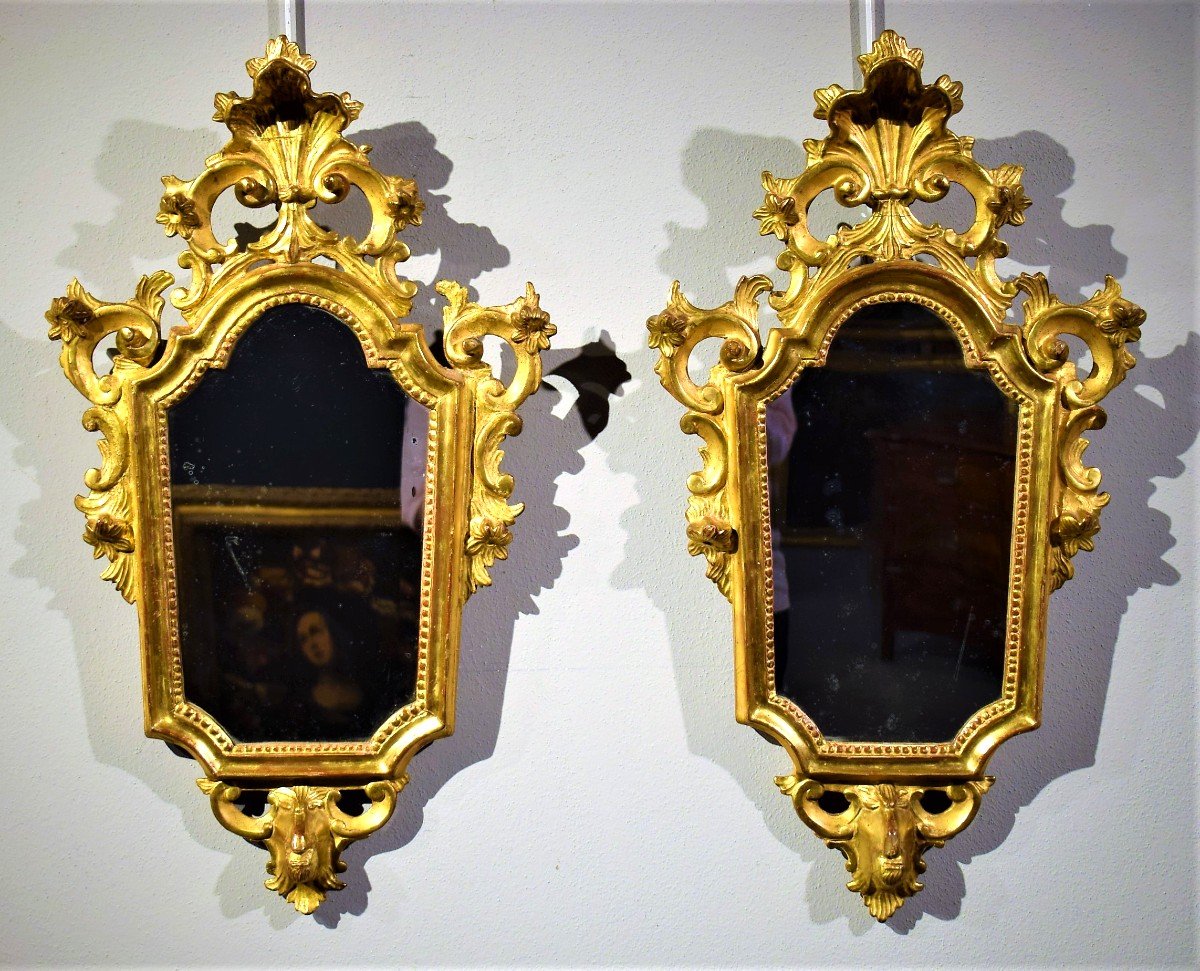 Coppia di specchiere Veneziane del '700-photo-7
