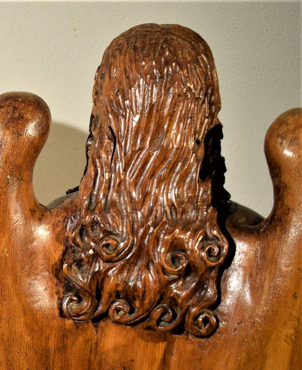 Arcangelo - scultura fiamminga del '700 in legno di tiglio-photo-5