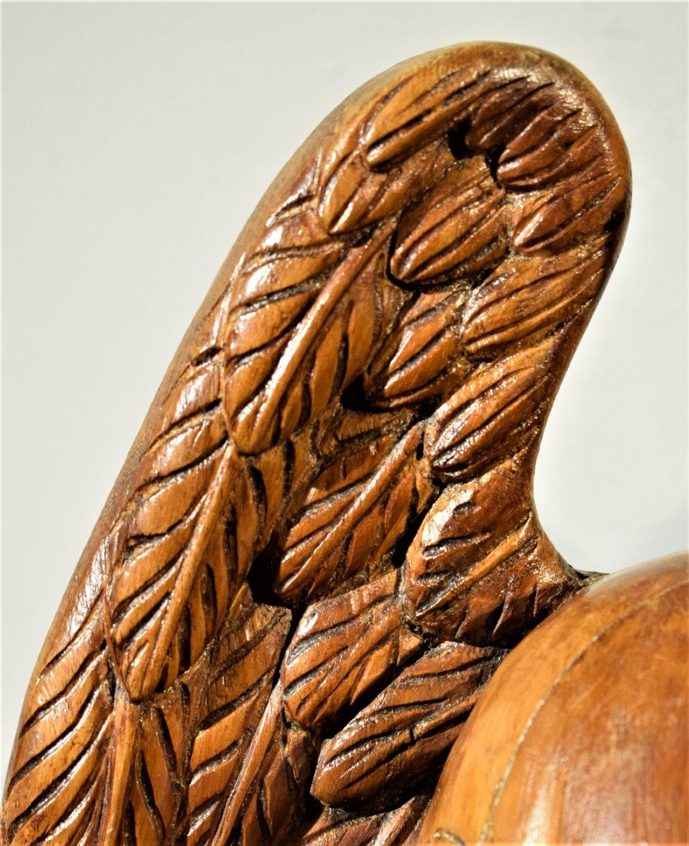 Arcangelo - scultura fiamminga del '700 in legno di tiglio-photo-7