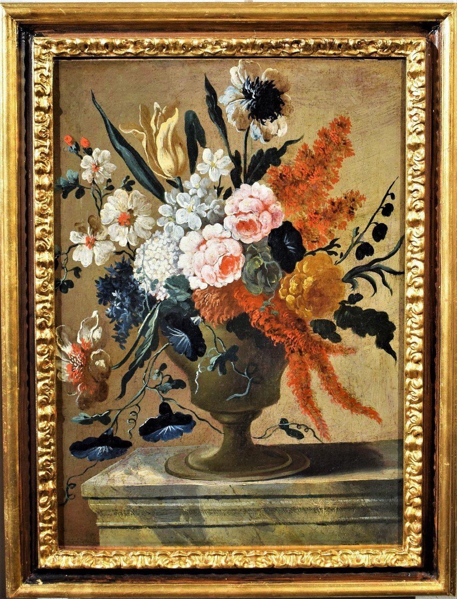 Coppia Nature Morte di Fiori - Maestro dei Fiori Guardeschi-photo-4