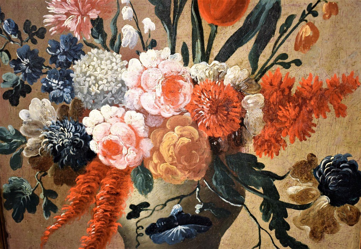 Coppia Nature Morte di Fiori - Maestro dei Fiori Guardeschi-photo-2