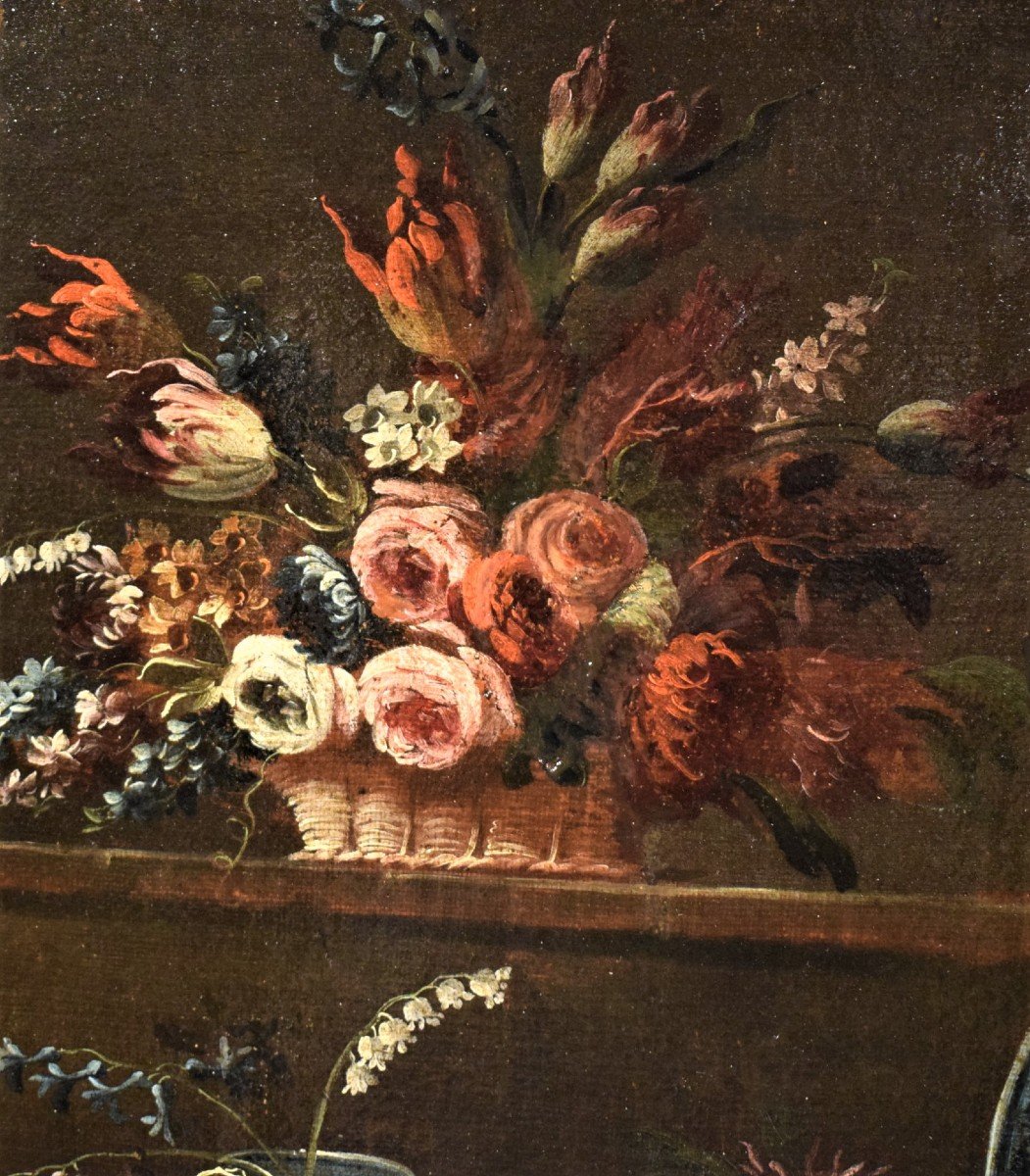 Natura morta con vasi di fiori - Gaspare Lopez (Napoli 1677-Firenze 1732)-photo-1