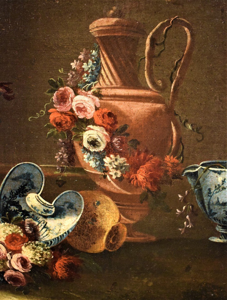 Natura morta con vasi di fiori - Gaspare Lopez (Napoli 1677-Firenze 1732)-photo-2