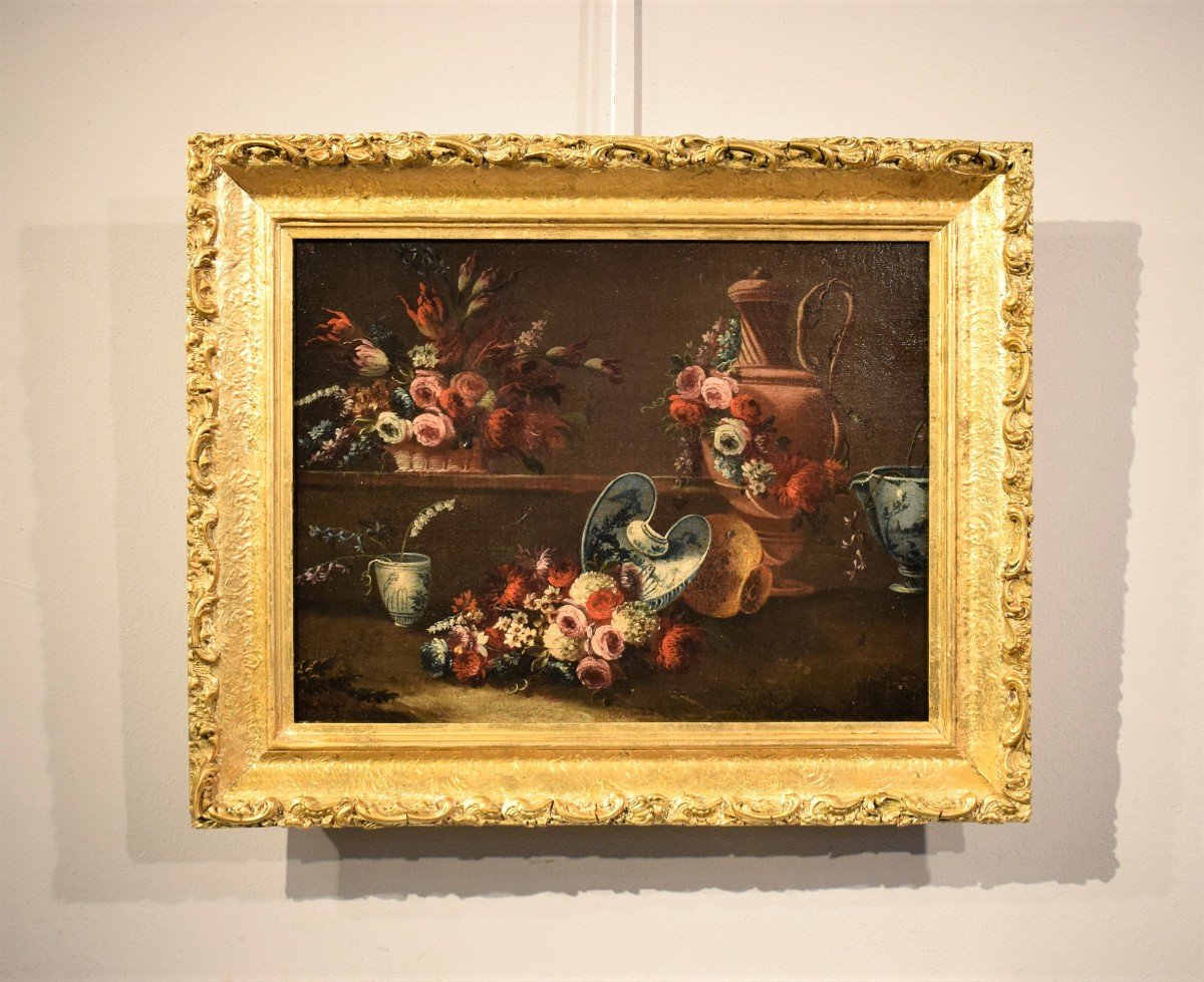 Natura morta con vasi di fiori - Gaspare Lopez (Napoli 1677-Firenze 1732)-photo-7