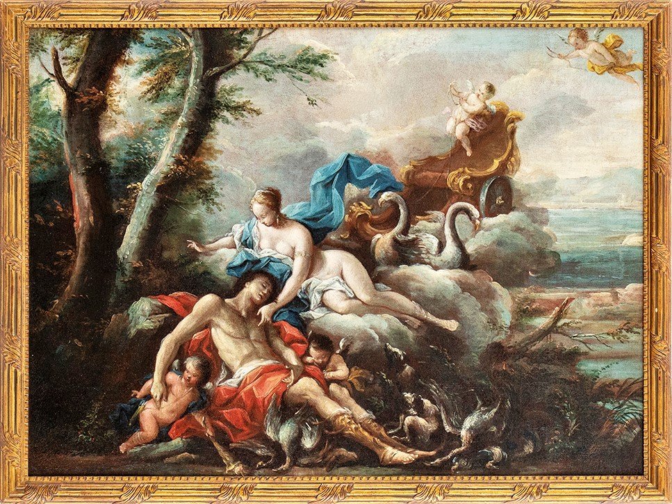 Coppia Scene Mitologiche - Michele Rocca (1666-1751)-photo-3