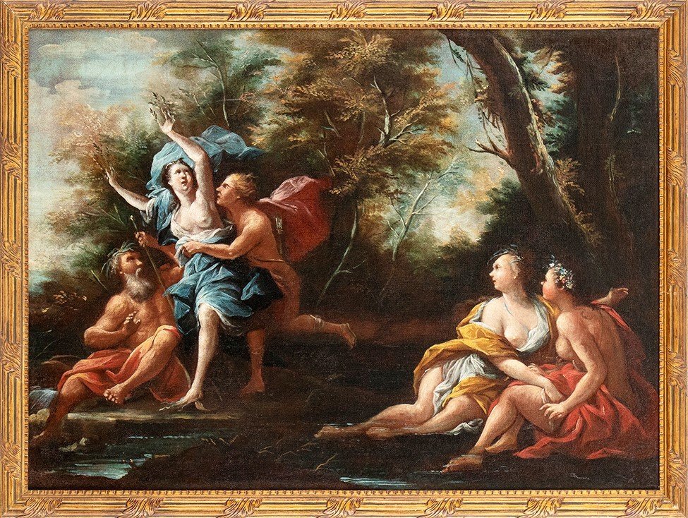 Coppia Scene Mitologiche - Michele Rocca (1666-1751)-photo-4